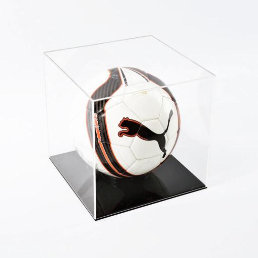 Football Display Case - Black Base