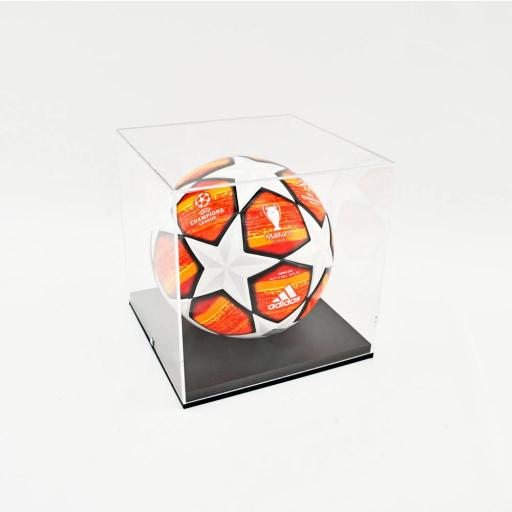 Football Display Case - Foamex Raised Base