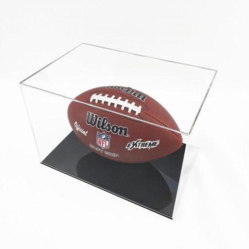 American Football Display Case - Black Base