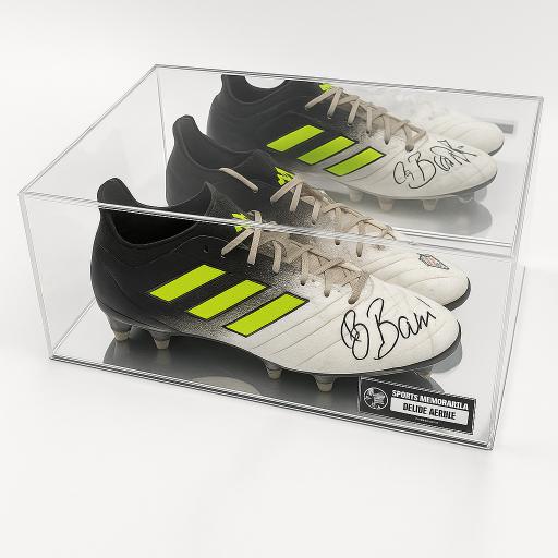 Football Boot Display Case - White (Double)