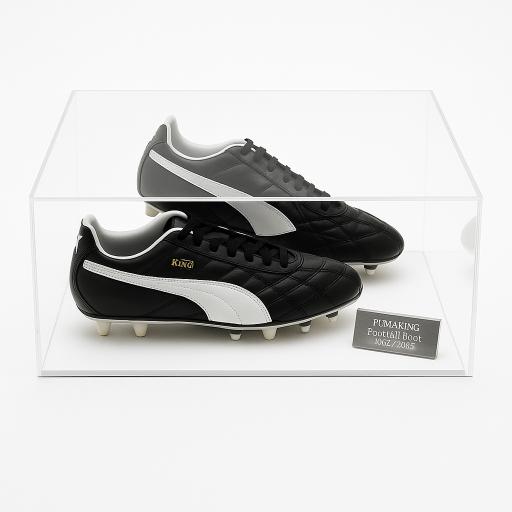 Rugby Boot Display Case (Double) - White Base