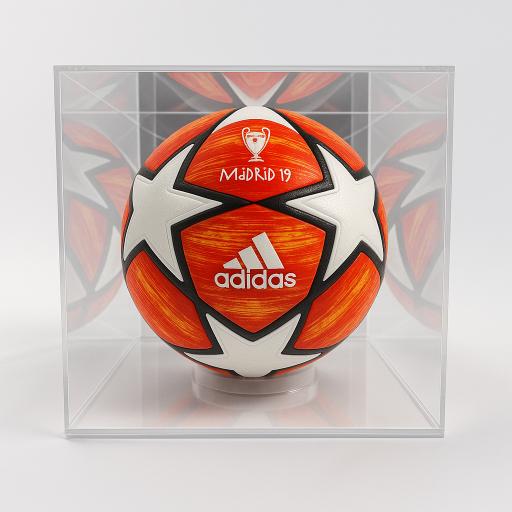 Football Display Case With Mirror Back