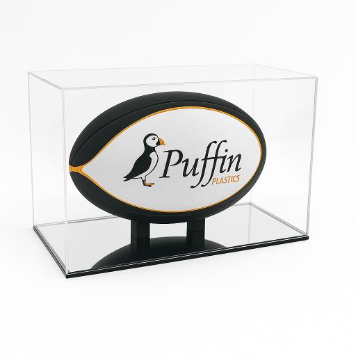 Rugby Ball Display Case (Landscape)