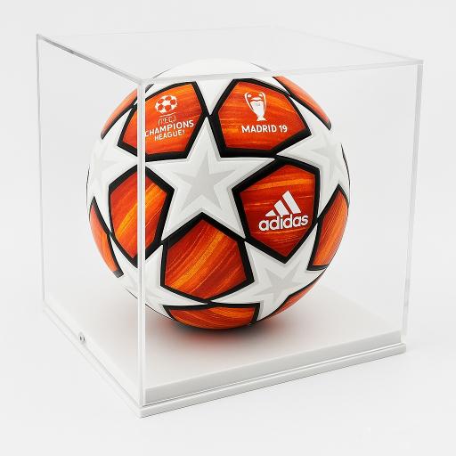 Football Display Case - Foamex Raised Base