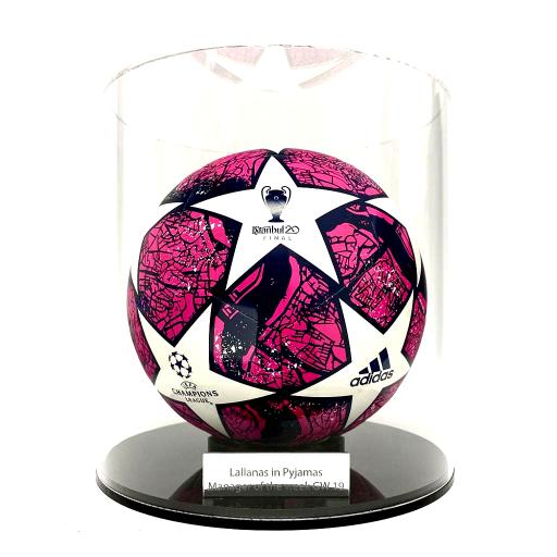 Cylindrical Football Display Case