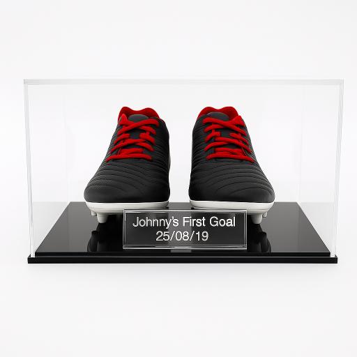 Child Football Boot Display Case (Double)