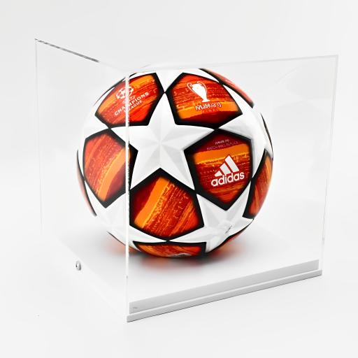 Football Display Case - Foamex Raised Base