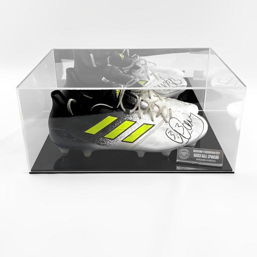 Football Boot Display Case (Double)- With Mirror Back