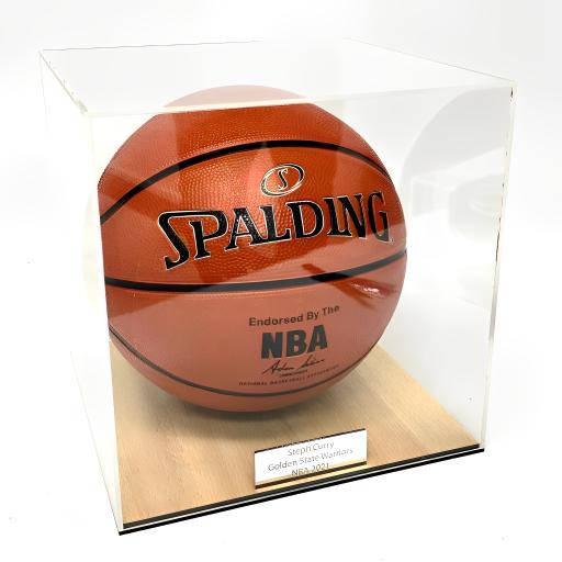 Basketball Display Case - Court Effect Base