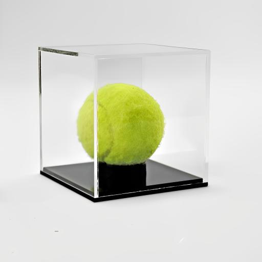 Cricket / Tennis Ball Display Case Colour Base