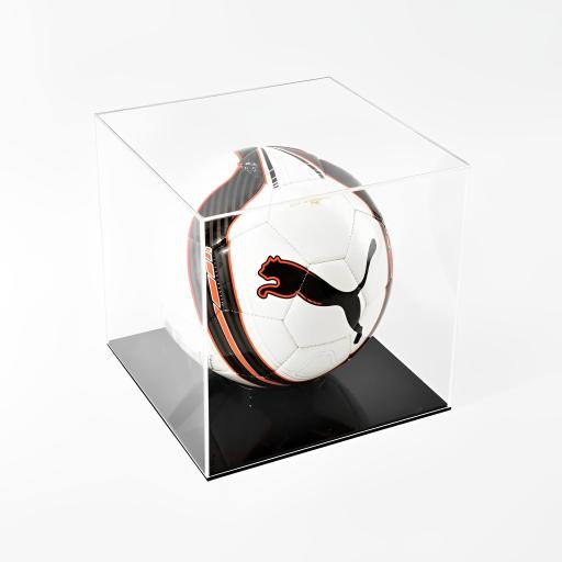 Football Display Case - Black Base