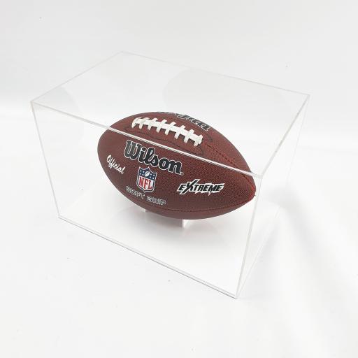 American Football Display Case - Black Base