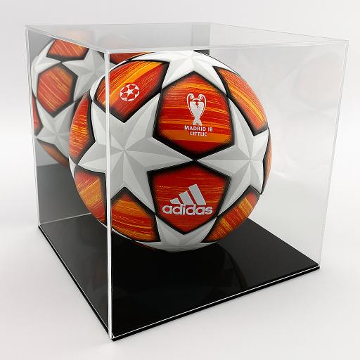 Football Display Case With Mirror Back